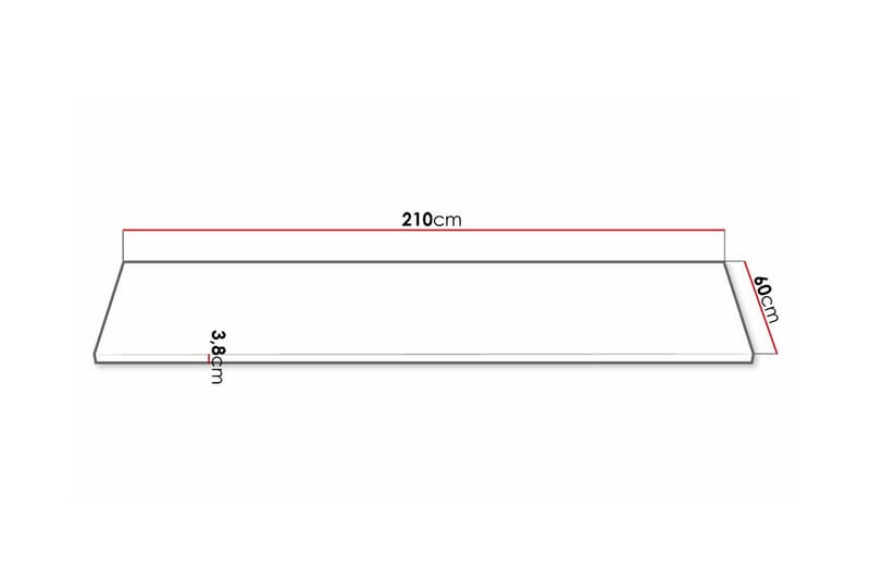 Templemore Bänkskiva Wood - Talo & remontointi - Keittiö & kylpyhuone - Keittiö & kodinhoitohuone - Työtaso & keittiötaso