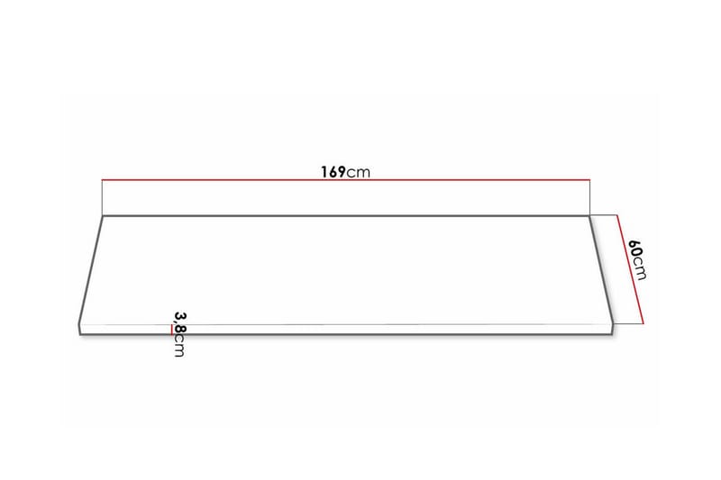 Templemore Bänkskiva Wood - Talo & remontointi - Keittiö & kylpyhuone - Keittiö & kodinhoitohuone - Työtaso & keittiötaso