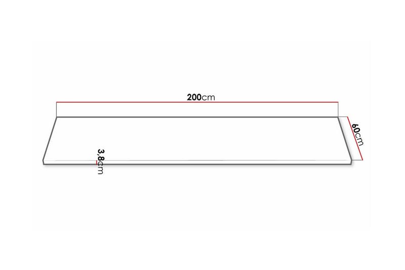 Templemore Bänkskiva Wood - Talo & remontointi - Keittiö & kylpyhuone - Keittiö & kodinhoitohuone - Työtaso & keittiötaso