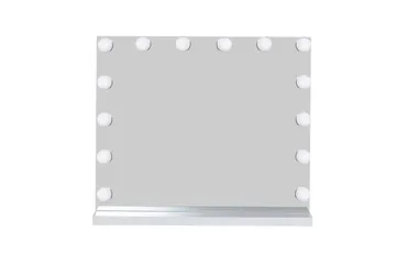 Glow jalallinen meikkipeili 50 cm LED-valaistuksella – Hollywood-peili - Valkoinen - Talo & remontointi - Keittiö & kylpyhuone - Kylpyhuone - Kylpyhuonetarvikkeet