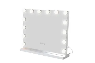 Glow jalallinen meikkipeili 50 cm LED-valaistuksella – Hollywood-peili - Valkoinen - Talo & remontointi - Keittiö & kylpyhuone - Kylpyhuone - Kylpyhuonetarvikkeet