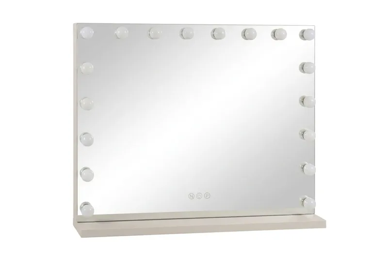 Glow suuri pöytämeili 80 cm valaistuksella - Beige - Talo & remontointi - Keittiö & kylpyhuone - Kylpyhuone - Kylpyhuonetarvikkeet