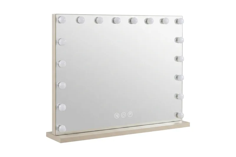 Glow suuri pöytämeili 80 cm valaistuksella - Beige - Talo & remontointi - Keittiö & kylpyhuone - Kylpyhuone - Kylpyhuonetarvikkeet