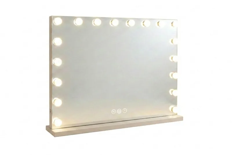 Glow suuri pöytämeili 80 cm valaistuksella - Beige - Talo & remontointi - Keittiö & kylpyhuone - Kylpyhuone - Kylpyhuonetarvikkeet