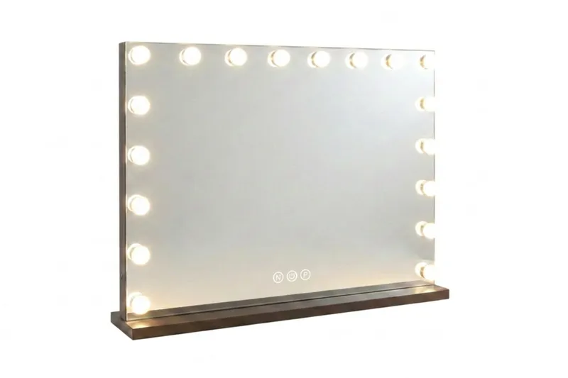 Glow suuri pöytämeili 80 cm valaisimilla – Hollywood-peili USB-latauksella - Talo & remontointi - Keittiö & kylpyhuone - Kylpyhuone - Kylpyhuonetarvikkeet