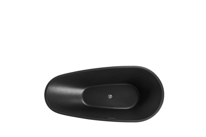 Vapaasti seisova kylpyamme 170 x 80 cm mattamusta GUIANA - Musta - Talo & remontointi - Keittiö & kylpyhuone - Kylpyhuone - Kylpyammeet - Vapaasti seisovat ammeet