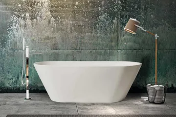 Badkar Bathlife Vit 70x58 cm - Talo & remontointi - Keittiö & kylpyhuone - Kylpyhuone - Kylpyammeet - Vapaasti seisovat ammeet
