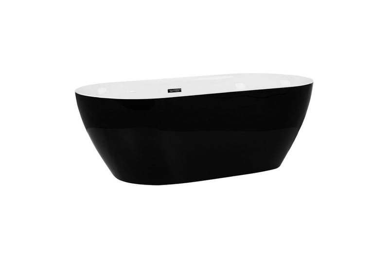 Badkar Beliani Carrera Svart/Silver, 75x150x58 cm Black||Silver - Talo & remontointi - Keittiö & kylpyhuone - Kylpyhuone - Kylpyammeet - Vapaasti seisovat ammeet