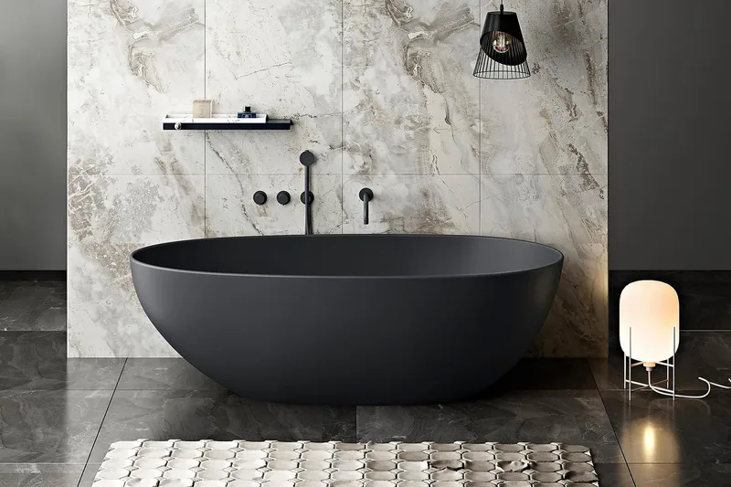 Badkar Bathlife Svart