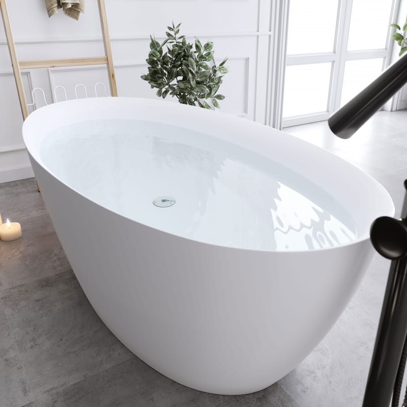 Bathlife Sund -istuma-amme 170 cm - Mattavalkoinen - Talo & remontointi - Keittiö & kylpyhuone - Kylpyhuone - Kylpyammeet - Istuma-ammeet