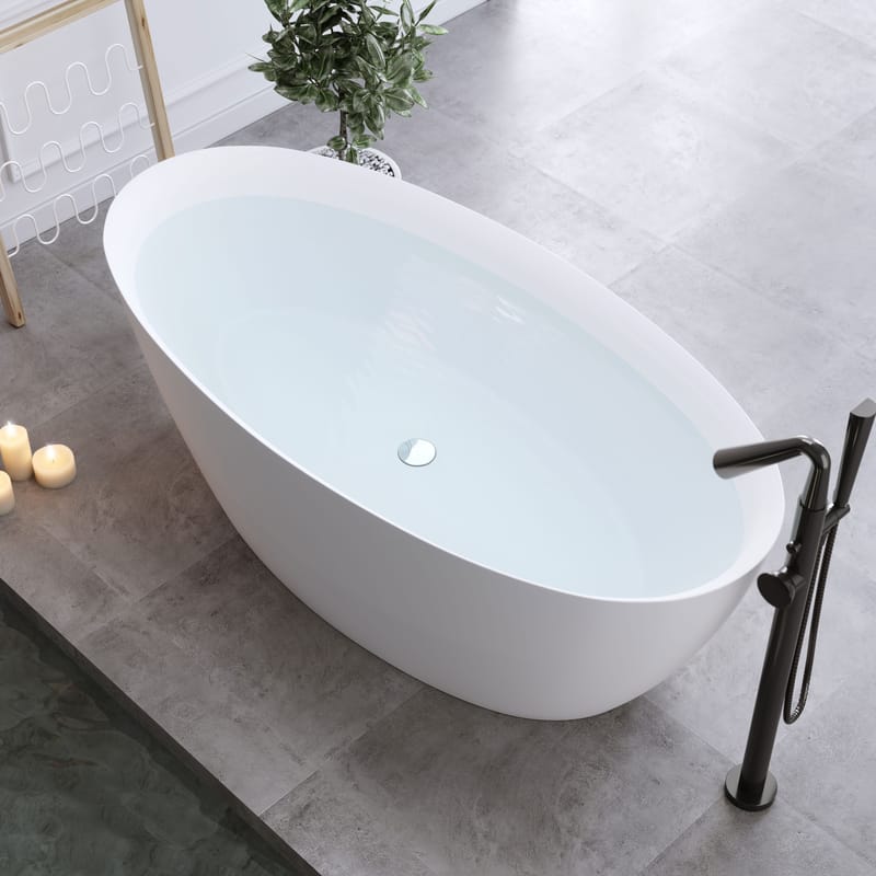 Bathlife Sund -istuma-amme 170 cm - Mattavalkoinen - Talo & remontointi - Keittiö & kylpyhuone - Kylpyhuone - Kylpyammeet - Istuma-ammeet
