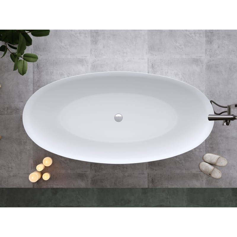 Bathlife Sund -istuma-amme 170 cm - Mattavalkoinen - Talo & remontointi - Keittiö & kylpyhuone - Kylpyhuone - Kylpyammeet - Istuma-ammeet