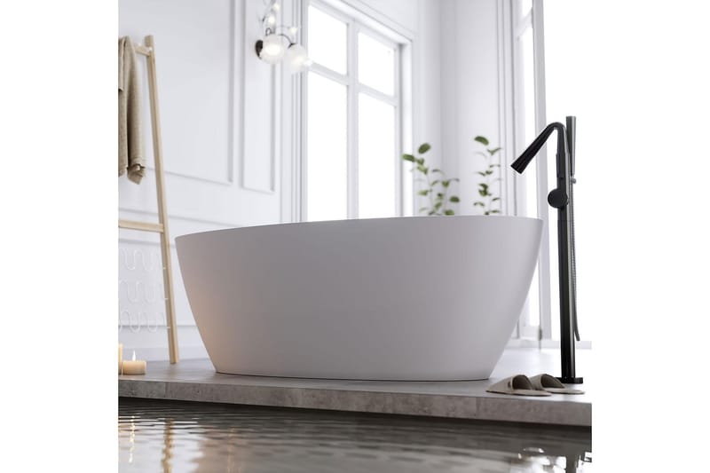 Istuma-amme Bathlife Sund 170 cm - Matta Valkoinen - Talo & remontointi - Keittiö & kylpyhuone - Kylpyhuone - Kylpyammeet - Istuma-ammeet
