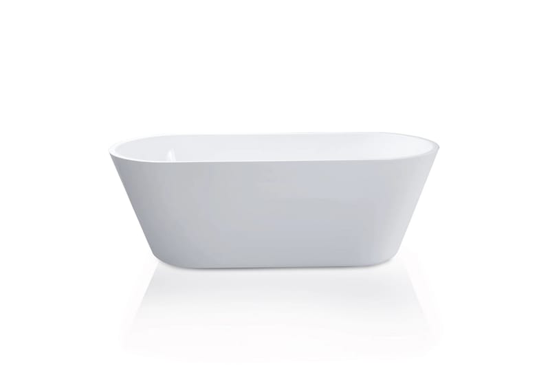 Lykke Kylpyamme Polar Deluxe 160x75x58 cm - Valkoinen - Talo & remontointi - Keittiö & kylpyhuone - Kylpyhuone - Kylpyammeet - Vapaasti seisovat ammeet