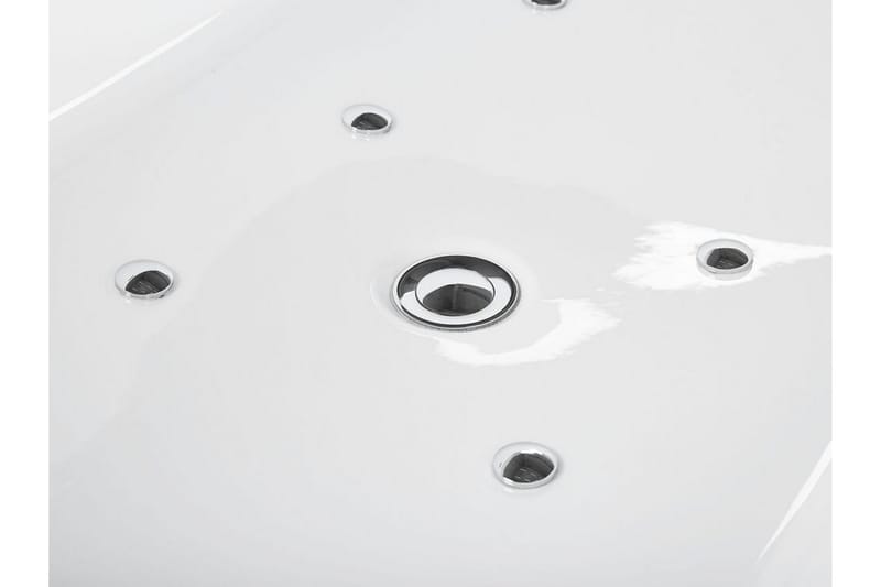 Poreamme Vapaastiseisova LED-valaistuksella NEVIS - Valkoinen - Talo & remontointi - Keittiö & kylpyhuone - Kylpyhuone - Kylpyammeet - Poreammeet & hierovat ammeet