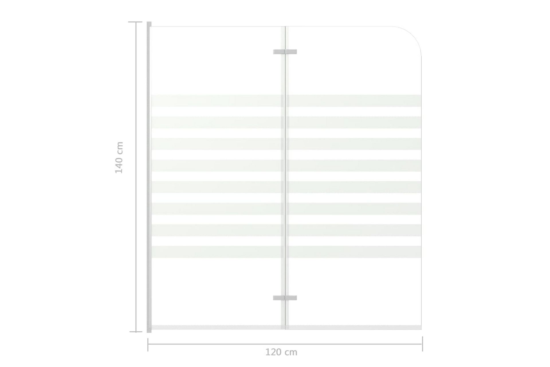 Kylpyammeen seinä 120x140 cm karkaistu lasi viiva - Talo & remontointi - Keittiö & kylpyhuone - Kylpyhuone - Kylpyammeet - Suihkuseinälliset ammeet