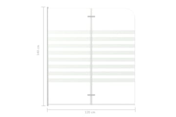 Kylpyammeen seinä 120x140 cm karkaistu lasi viiva - Talo & remontointi - Keittiö & kylpyhuone - Kylpyhuone - Kylpyammeet - Suihkuseinälliset ammeet