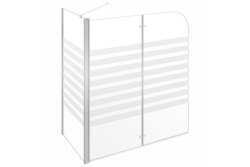 Kylpyammeen seinä 120x68x130 cm karkaistu lasi viiva - Talo & remontointi - Keittiö & kylpyhuone - Kylpyhuone - Kylpyammeet - Suihkuseinälliset ammeet
