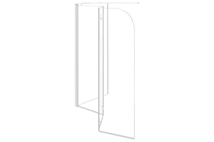 Kylpyammeen seinä 130x130 cm karkaistu lasi läpinäkyvä - Kylpyammeen seinät - Suihkuseinälliset ammeet