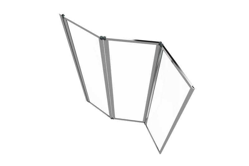 Kylpyammeseinä Almunge 125x143 cm - Hopea - Talo & remontointi - Keittiö & kylpyhuone - Kylpyhuone - Kylpyammeet - Suihkuseinälliset ammeet