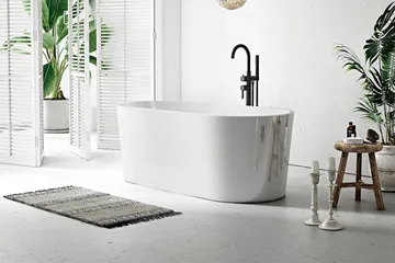 Badkar Bathlife Vit - Talo & remontointi - Keittiö & kylpyhuone - Kylpyhuone - Kylpyammeet - Vapaasti seisovat ammeet