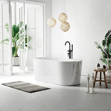 Bathlife Ideal -kylpyamme, vapaasti seisova, pyöreä - Talo & remontointi - Keittiö & kylpyhuone - Kylpyhuone - Kylpyammeet - Vapaasti seisovat ammeet