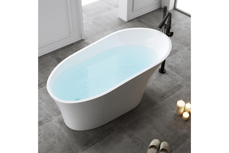 Kylpyamme Bathlife Chic Vapaasti seisova 165 cm - Valkoinen - Talo & remontointi - Keittiö & kylpyhuone - Kylpyhuone - Kylpyammeet - Vapaasti seisovat ammeet
