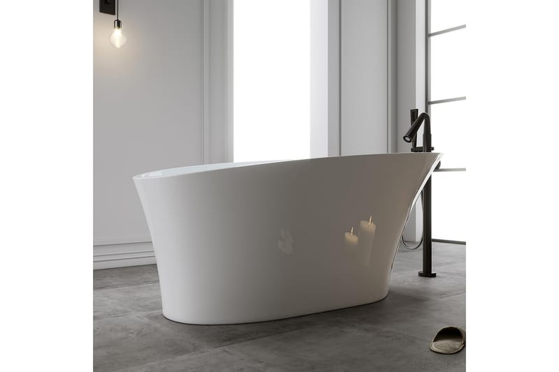Kylpyamme Bathlife Chic Vapaasti seisova 165 cm - Valkoinen - Talo & remontointi - Keittiö & kylpyhuone - Kylpyhuone - Kylpyammeet - Vapaasti seisovat ammeet