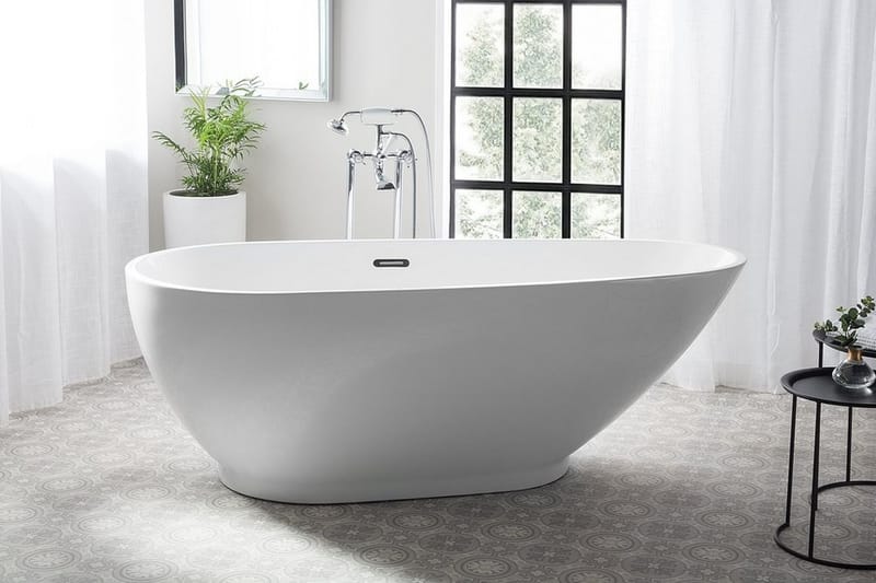 Kylpyamme Guiana 170 cm - Valkoinen - Talo & remontointi - Keittiö & kylpyhuone - Kylpyhuone - Kylpyammeet - Vapaasti seisovat ammeet