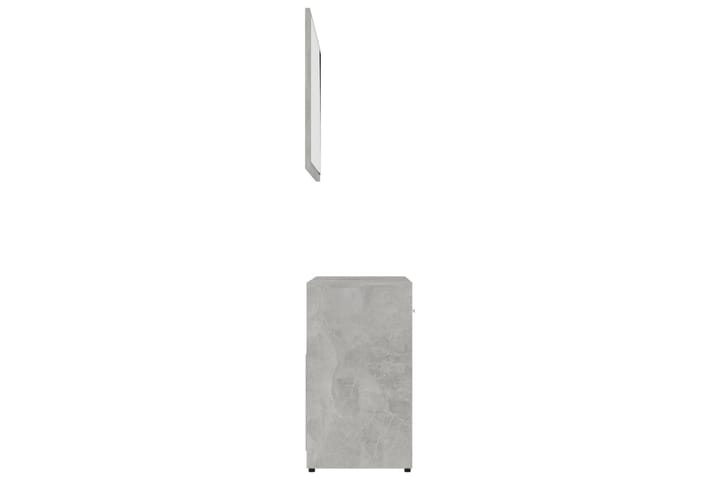 3-osainen kylpyhuonekalustesarja betoniharmaa lastulevy - Harmaa - Kylpyhuonekalustepaketit
