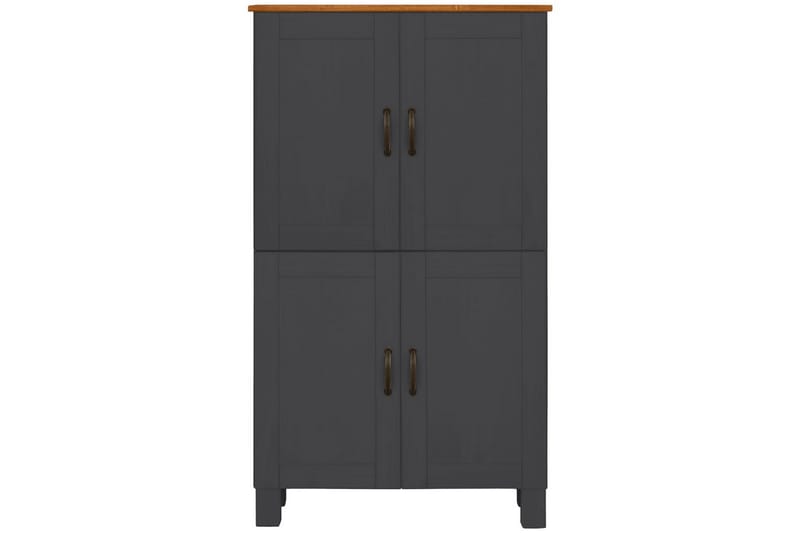 Alby Korkea Kaappi Kylpyhuoneeseen 130x75x30 cm - Harmaa - Talo & remontointi - Keittiö & kylpyhuone - Kylpyhuone - Kylpyhuonekalusteet - Kylpyhuonekaapit