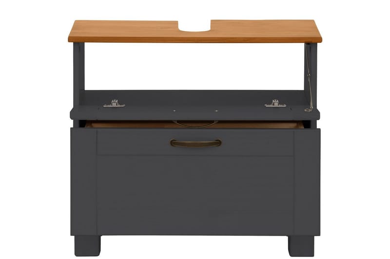 Alby Pesuallaskaappi 60 cm - Harmaa - Talo & remontointi - Keittiö & kylpyhuone - Kylpyhuone - Kylpyhuonekalusteet - Allaskaappi