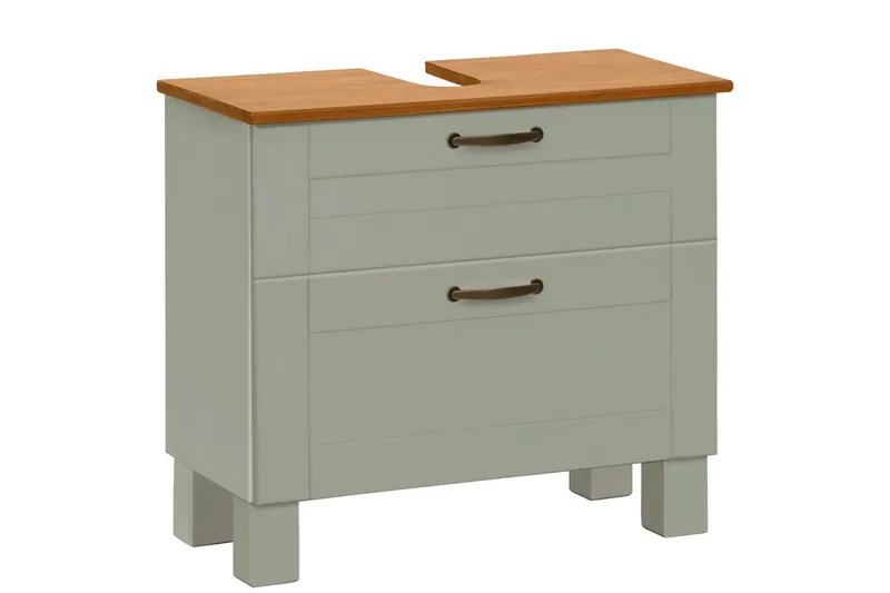 Alby Pesuallaskaappi 60 cm - Vihreä - Talo & remontointi - Keittiö & kylpyhuone - Kylpyhuone - Kylpyhuonekalusteet - Allaskaappi