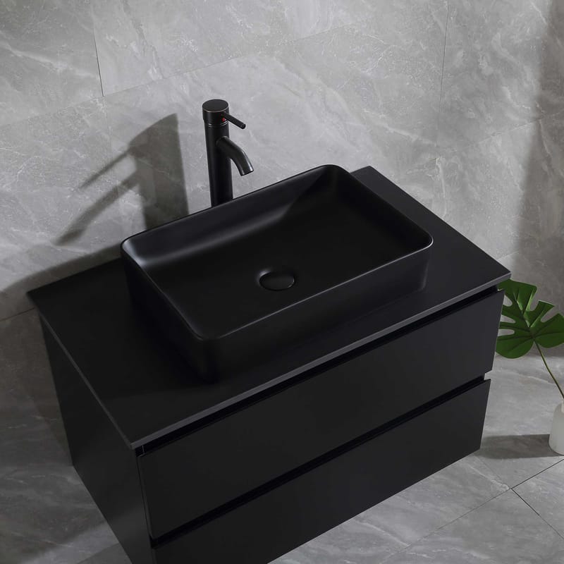 Allaskaappi Bathlife Extas, musta - Talo & remontointi - Keittiö & kylpyhuone - Kylpyhuone - Kylpyhuonekalusteet - Allaskaappi