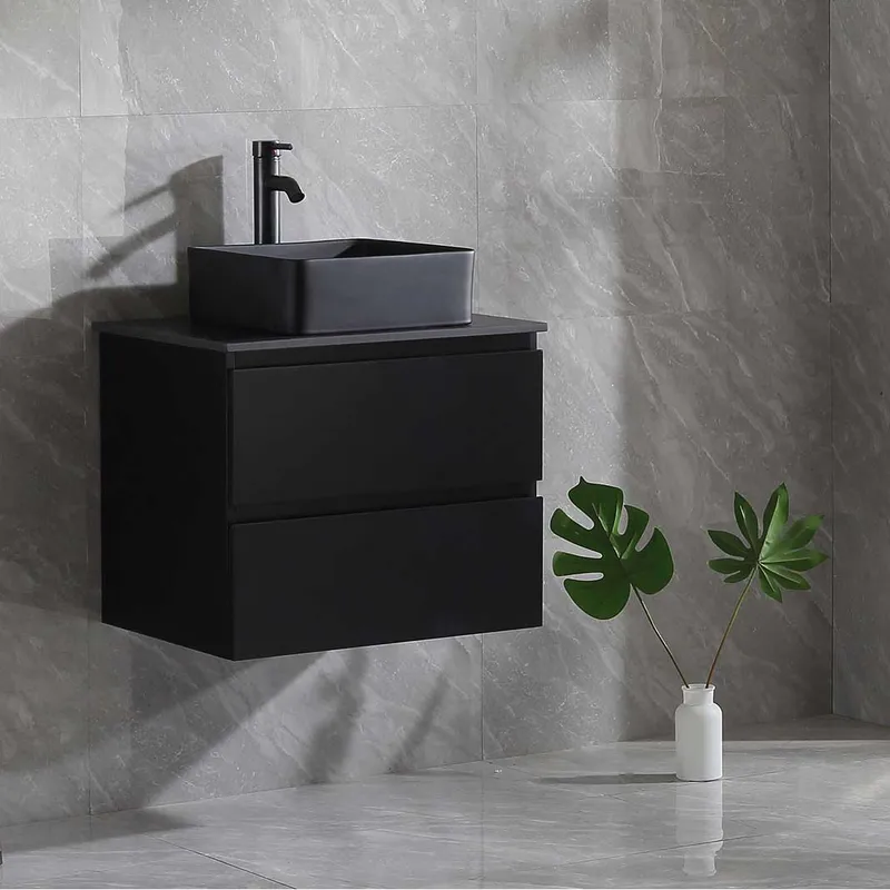 Allaskaappi Bathlife Extas, musta - Talo & remontointi - Keittiö & kylpyhuone - Kylpyhuone - Kylpyhuonekalusteet - Allaskaappi