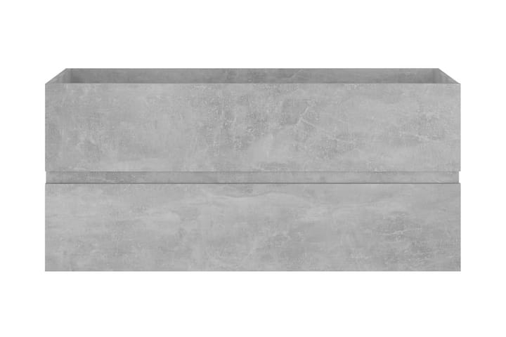 Allaskaappi betoninharmaa 100x38,5x45 cm lastulevy - Allaskaappi