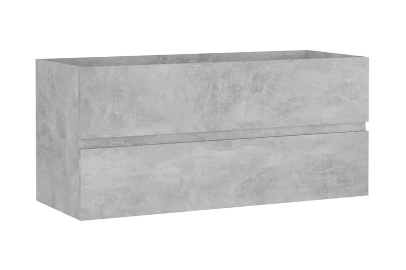 Allaskaappi betoninharmaa 100x38,5x45 cm lastulevy - Talo & remontointi - Keittiö & kylpyhuone - Kylpyhuone - Kylpyhuonekalusteet - Allaskaappi