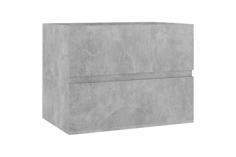 Allaskaappi betoninharmaa 60x38,5x45 cm lastulevy - Harmaa - Talo & remontointi - Keittiö & kylpyhuone - Kylpyhuone - Kylpyhuonekalusteet - Allaskaappi