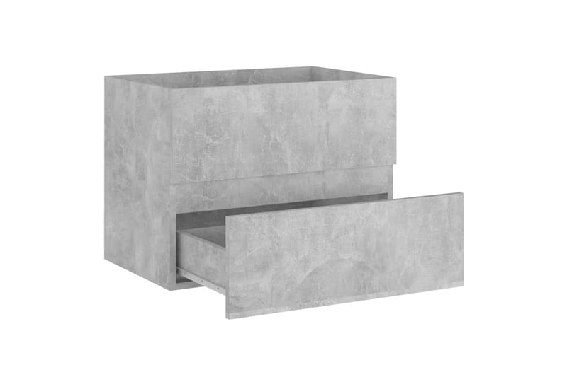 Allaskaappi betoninharmaa 60x38,5x45 cm lastulevy - Harmaa - Talo & remontointi - Keittiö & kylpyhuone - Kylpyhuone - Kylpyhuonekalusteet - Allaskaappi