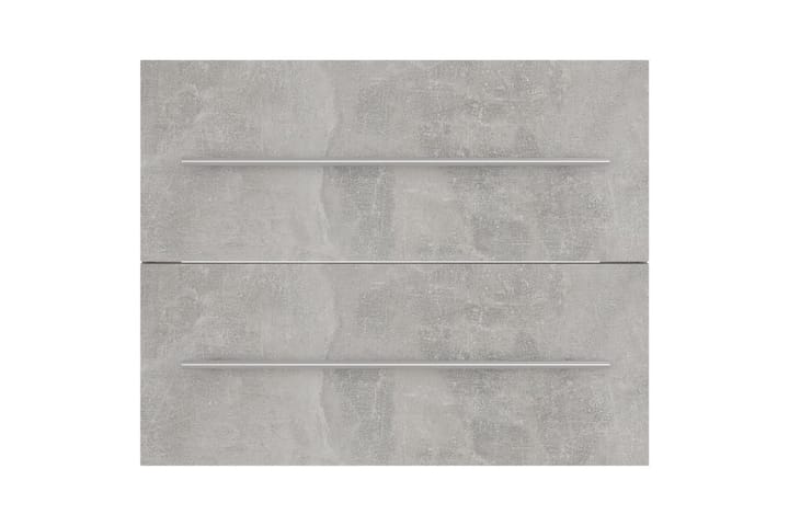 Allaskaappi betoninharmaa 60x38,5x48 cm lastulevy - Harmaa - Allaskaappi
