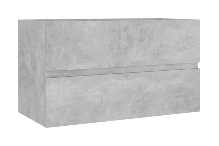 Allaskaappi betoninharmaa 80x38,5x45 cm lastulevy - Allaskaappi