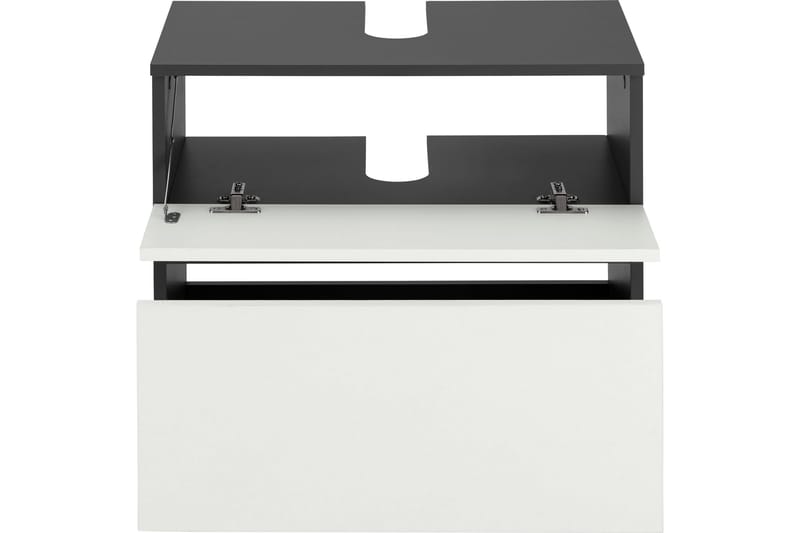 Allaskaappi Gaddesden 60x35 cm - Antrasiitti/Luonnonväri - Talo & remontointi - Keittiö & kylpyhuone - Kylpyhuone - Kylpyhuonekalusteet - Allaskaappi