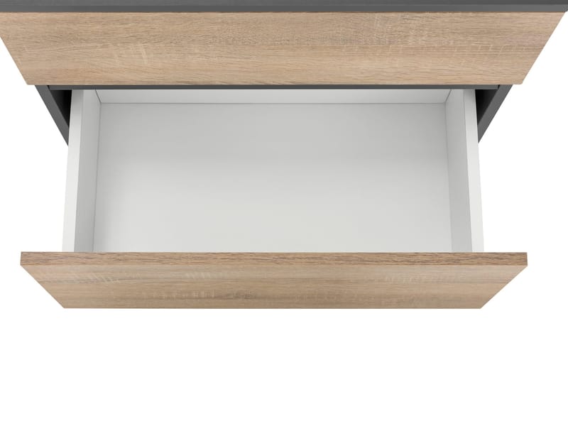 Allaskaappi Gaddesden 60x35 cm - Antrasiitti/Luonnonväri - Talo & remontointi - Keittiö & kylpyhuone - Kylpyhuone - Kylpyhuonekalusteet - Allaskaappi