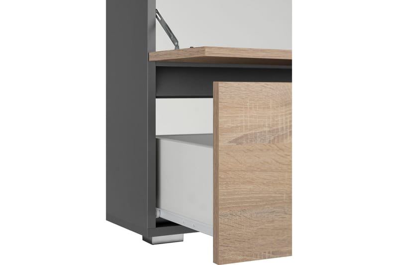 Allaskaappi Gaddesden 60x35 cm - Antrasiitti/Valkoinen - Talo & remontointi - Keittiö & kylpyhuone - Kylpyhuone - Kylpyhuonekalusteet - Allaskaappi
