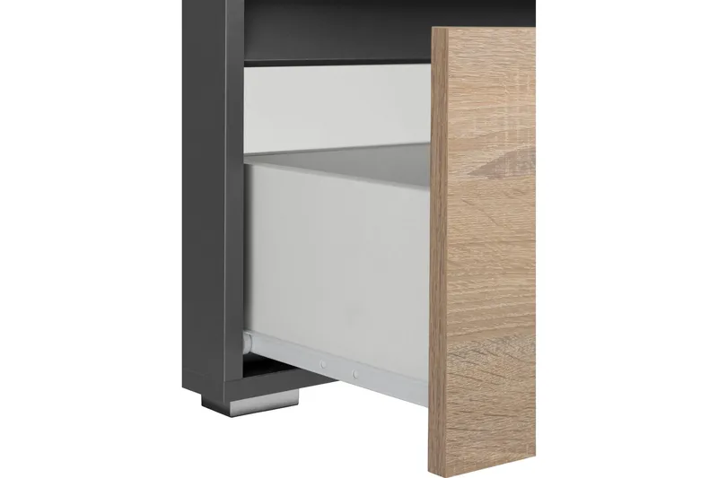 Allaskaappi Gaddesden 60x35 cm - Antrasiitti/Valkoinen - Talo & remontointi - Keittiö & kylpyhuone - Kylpyhuone - Kylpyhuonekalusteet - Allaskaappi