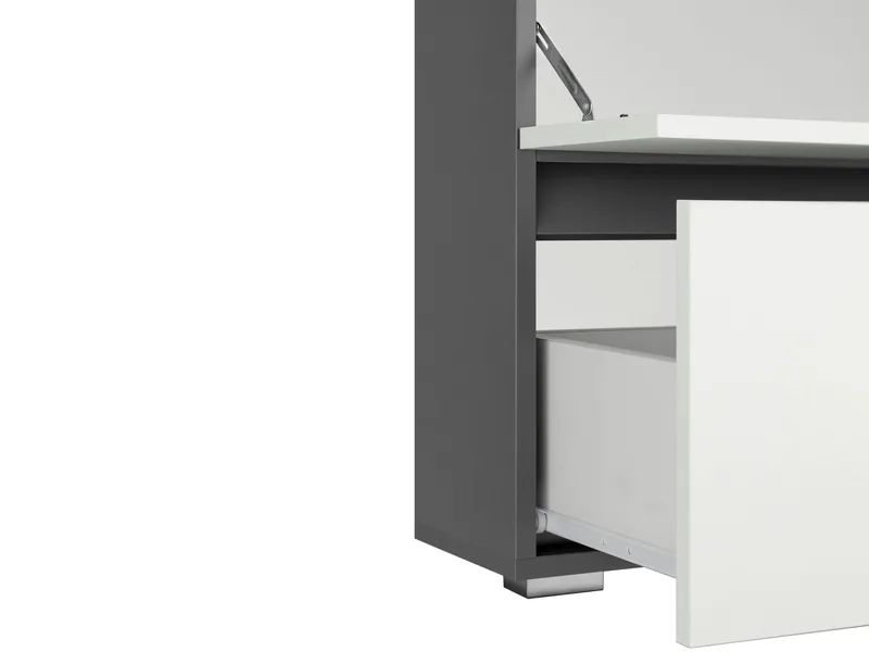 Allaskaappi Gaddesden 60x35 cm - Antrasiitti/Valkoinen - Talo & remontointi - Keittiö & kylpyhuone - Kylpyhuone - Kylpyhuonekalusteet - Allaskaappi