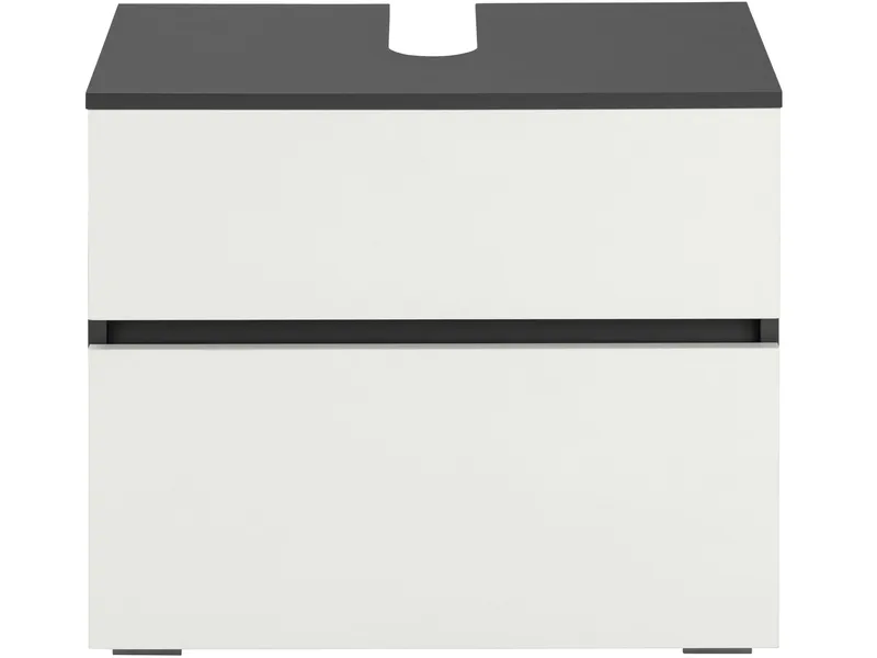 Allaskaappi Gaddesden 60x35 cm - Antrasiitti/Valkoinen - Talo & remontointi - Keittiö & kylpyhuone - Kylpyhuone - Kylpyhuonekalusteet - Allaskaappi