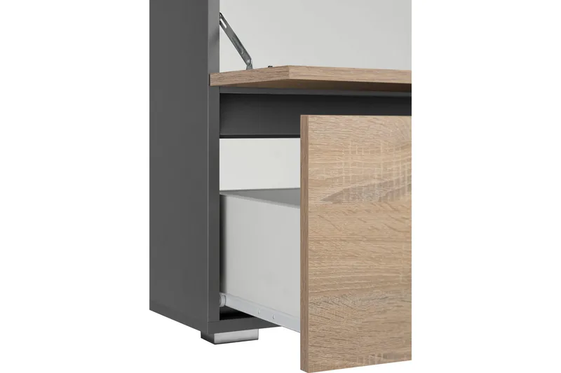 Allaskaappi Gaddesden 60x35 cm - Antrasiitti/Valkoinen - Talo & remontointi - Keittiö & kylpyhuone - Kylpyhuone - Kylpyhuonekalusteet - Allaskaappi