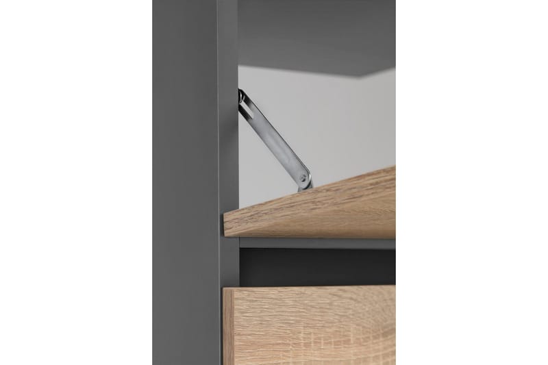 Allaskaappi Gaddesden 80x35 cm - Antrasiitti/Valkoinen - Talo & remontointi - Keittiö & kylpyhuone - Kylpyhuone - Kylpyhuonekalusteet - Allaskaappi