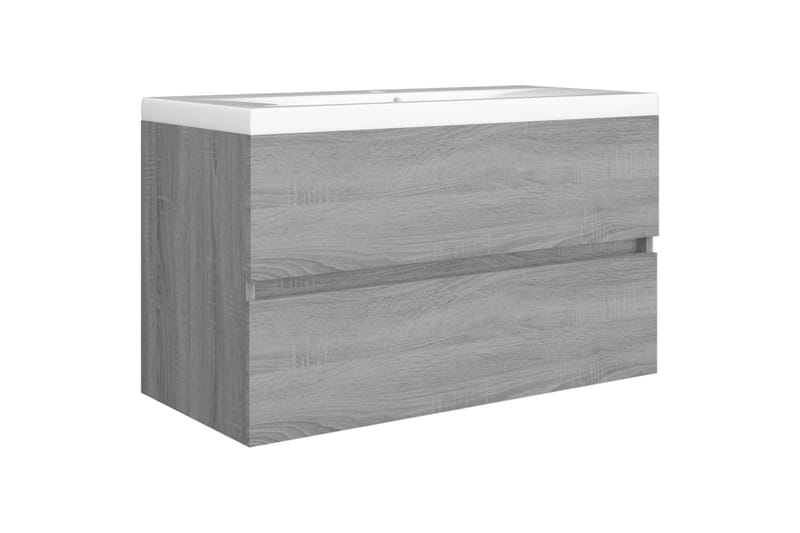 Allaskaappi harmaa Sonoma 80x38,5x45 cm tekninen puu - Harmaa - Talo & remontointi - Keittiö & kylpyhuone - Kylpyhuone - Kylpyhuonekalusteet - Allaskaappi